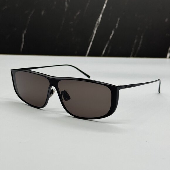NEW SAINT LAURENT SL605 LUNA 002 SUNGLASSES WOMEN SQUARE BLACK EYEWEAR SL 605 main image 8